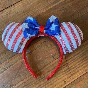 4th of July Minnie ears